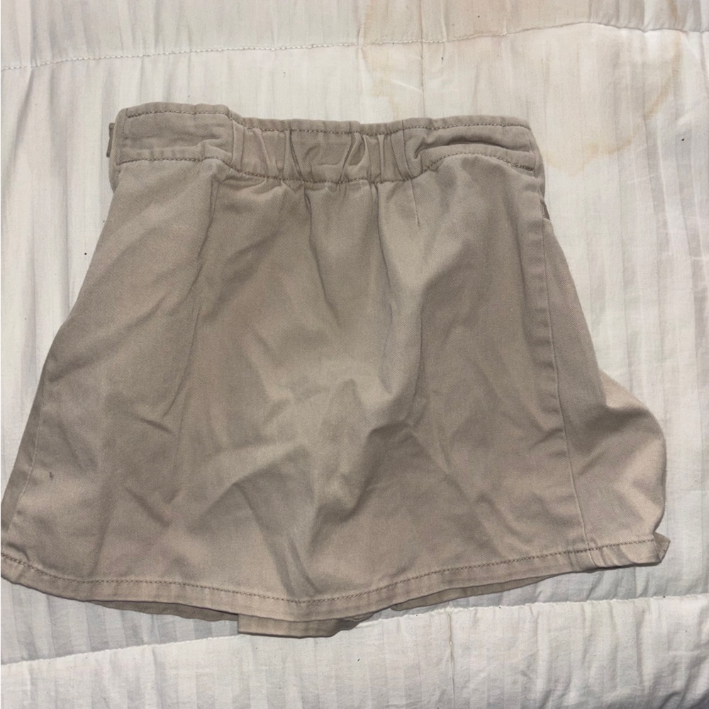 Girls school khaki skirt size 5 by brand Place  mint vintage pleated stretchy!! - Picture 9 of 9